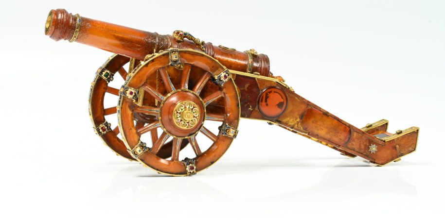Bursztynowa armatka /B. Kentzer/Muzeum Miasta Gdańska /Materiały prasowe