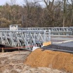 Burzą most na DK45. Kierowcy od dziś przejadą przeprawą tymczasową