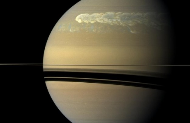 Burza na Saturnie /NASA