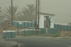 Burza piaskowa na Bliskim Wschodzie. Mniej walk w Syrii
