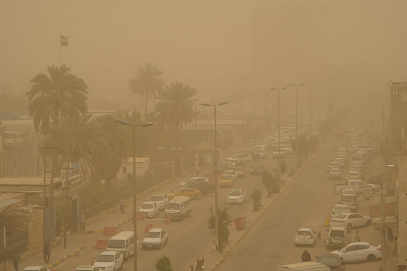 Burza piaskowa przeszła przez Irak