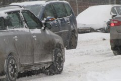 Burza śnieżna nad Moskwą