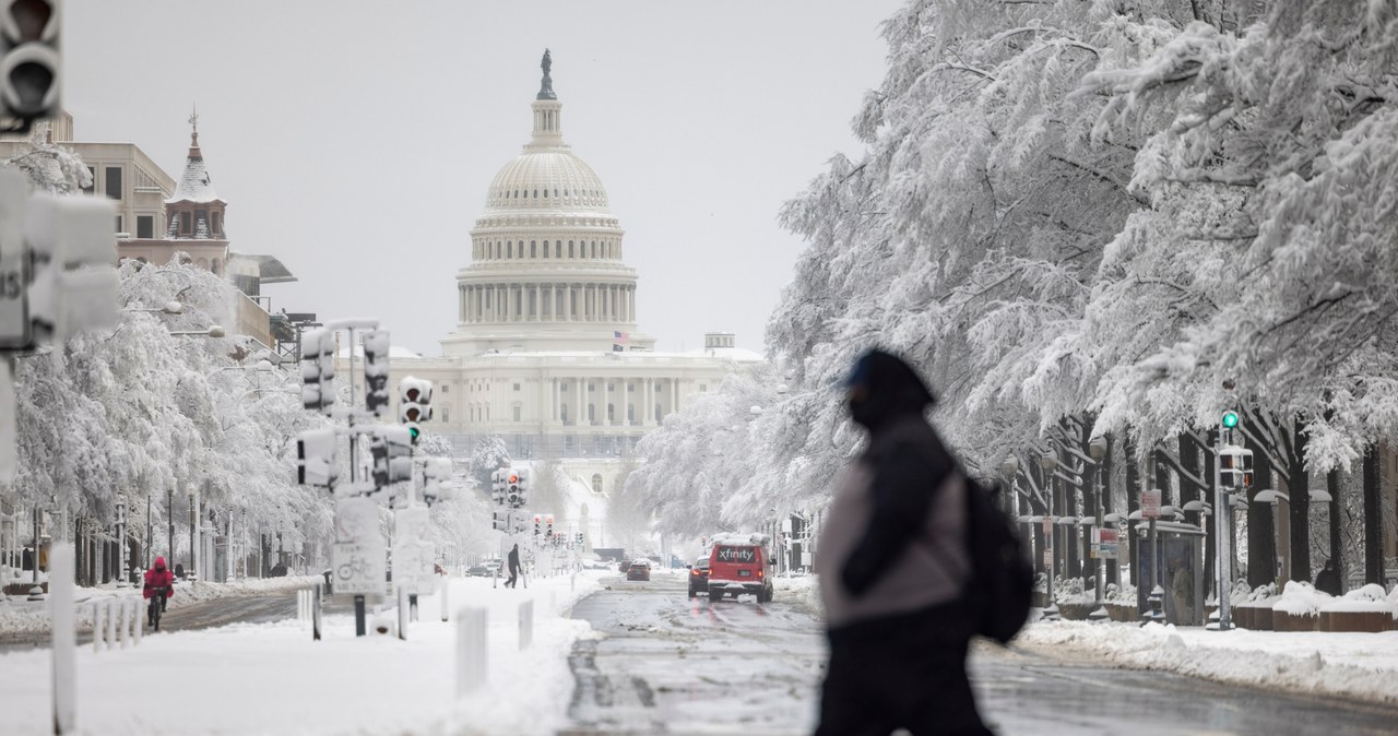 Burza śnieżna w Waszyngtonie