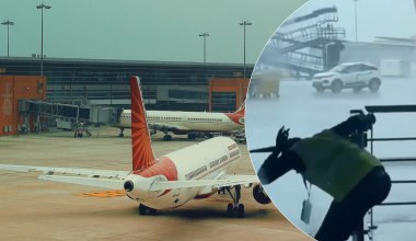 Burza uderzyła w największe lotnisko Indii. Trzy Airbusy uszkodzone