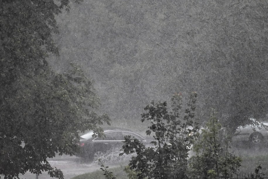 Burza w Lublinie /Wojtek Jargiło /PAP