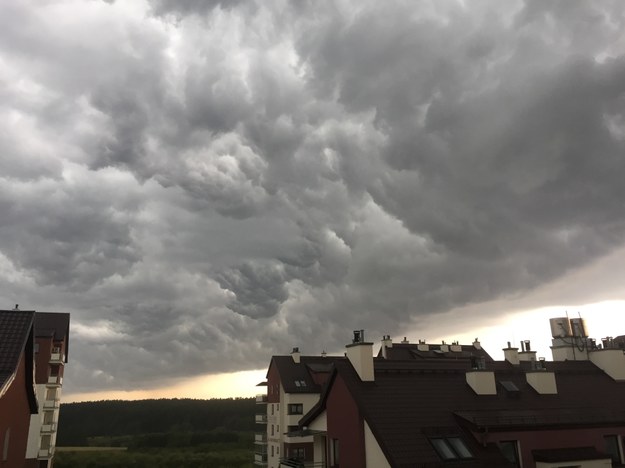 Burza w Olsztynie /Piotr Bułakowski /RMF FM