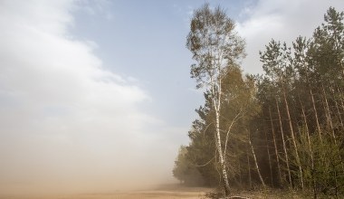Burze piaskowe nad Polską