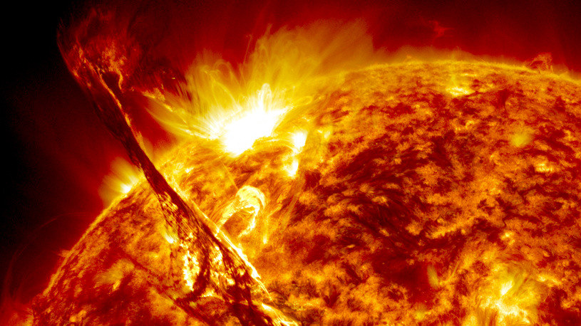 Burze słoneczne mogą być znacznie silniejsze niż nam się wydaje /NASA