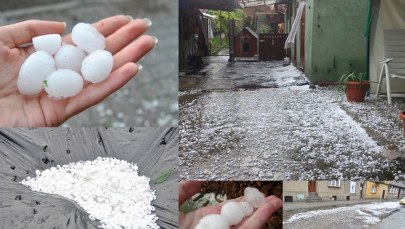Burze, ulewy, gradobicia. Tak zaczął się wtorek 