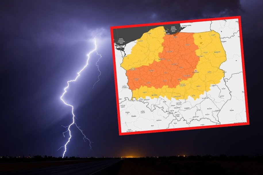 Burze, ulewy i grad. Sprawdź, gdzie uderzą z największą siłą /IMGW /Shutterstock