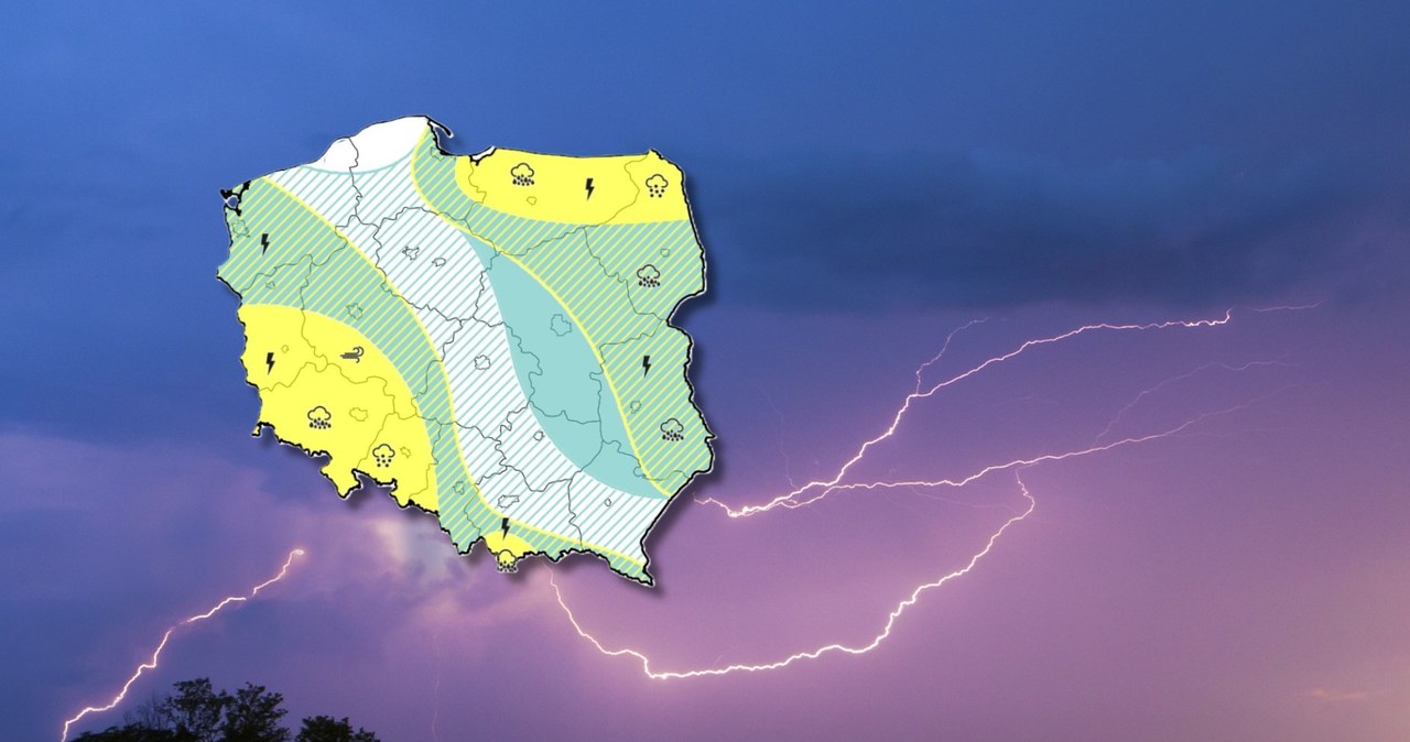 Burze we wtorek nawiedzą przede wszystkim zachodnią i północną część kraju. Z powodu ulew na terenach zurbanizowanych może dochodzić do podtopień /justinb/123rf/IMGW/X /