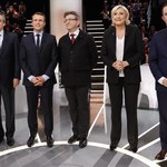 Burzliwa debata kandydatów na prezydenta Francji. Ostre starcie Le Pen i Macrona
