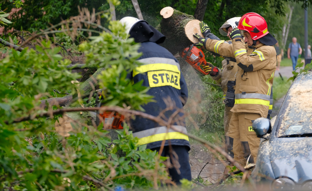 Burzowa noc w Polsce. 2,2 tys. interwencji strażaków