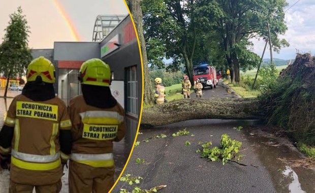 Burzowy weekend w Polsce. Strażacy podali statystyki