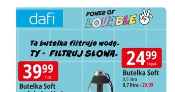 Butelka filtrująca Dafi - zdrowy i praktyczny wybór dla ucznia /E.Leclerc /INTERIA.PL
