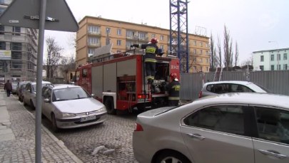 Butle z acetylenem zapaliły się na budowie we Wrocławiu