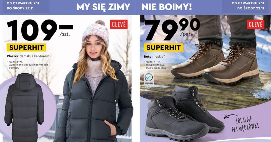 Buty i kurtki na zimę w Biedronce! /Biedronka /INTERIA.PL