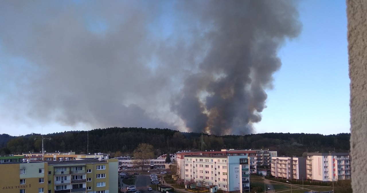 Bydgoszcz: Groźny pożar w dzielnicy Fordon