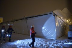 Bydgoszcz: Zawalił się dach nad lodowiskiem