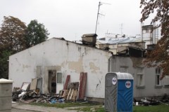 Była klinika, są zgliszcza