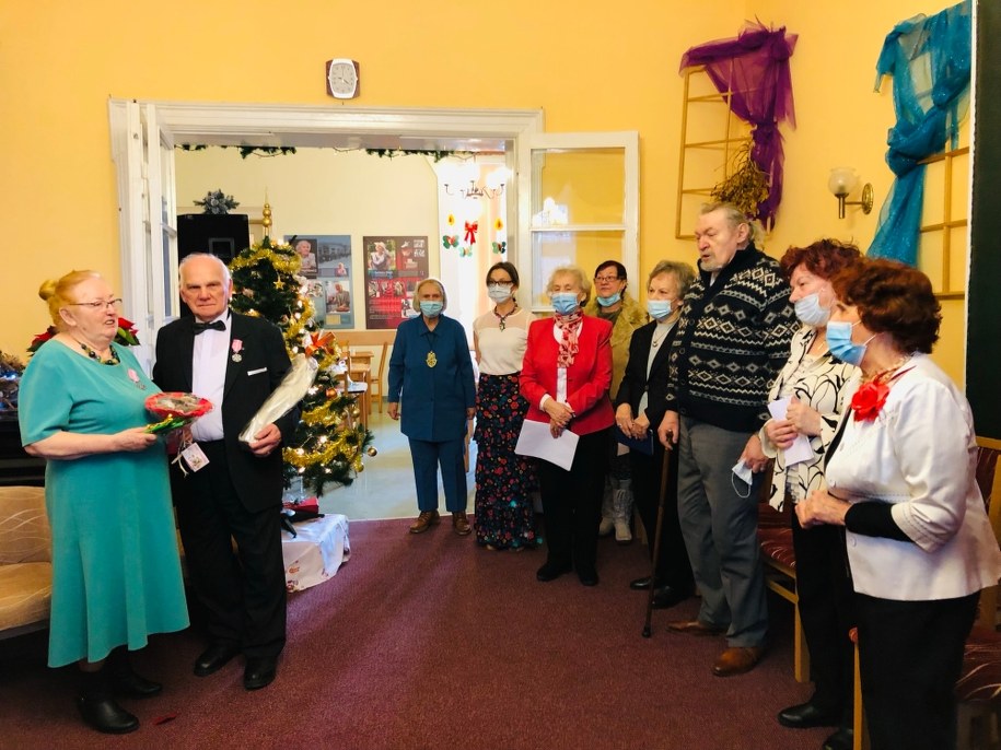 Było „Sto lat” odśpiewane przez przyjaciół z Domu Dziennego Pobytu w Łodzi /Agnieszka Wyderka /RMF FM