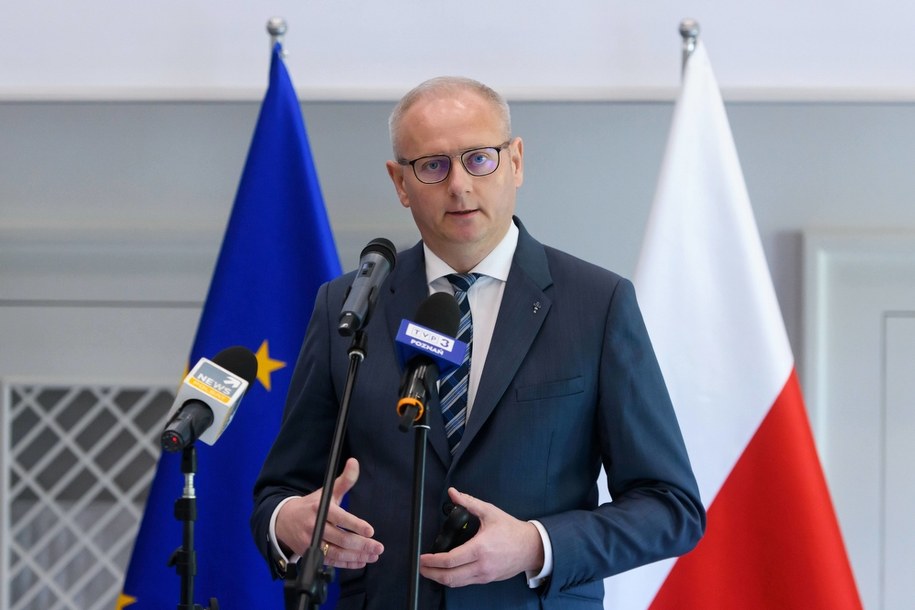 Były już wojewoda wielkopolski Łukasz Mikołajczyk /Jakub Kaczmarczyk /PAP