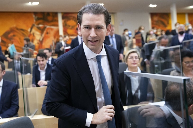 Były kanclerz Austrii Sebastian Kurz /AP/Associated Press /East News