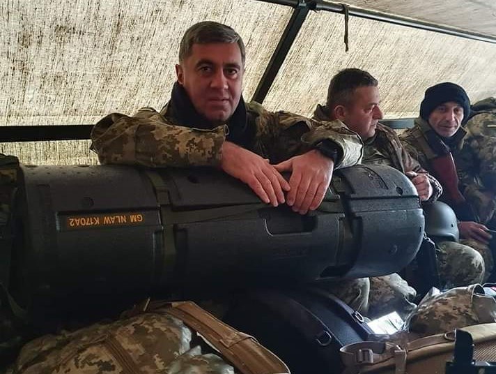 Były minister obrony Gruzji Irakli Okruaszwili /Twitter/Armed Forces Ukr /