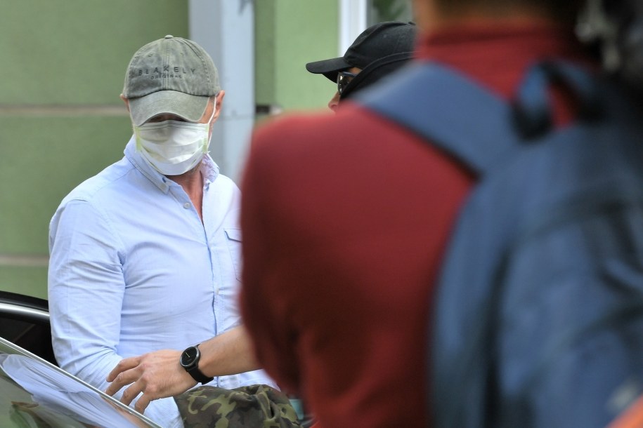 Były minister transportu Sławomir Nowak doprowadzany na posiedzenie aresztowe w Sądzie Rejonowym w Warszawie / 	Radek Pietruszka   /PAP