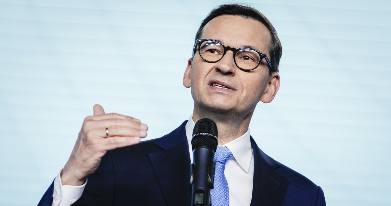 Były premier Mateusz Morawiecki krytykuje nowy projekt budżetu /Marysia Zawada/REPORTER /East News