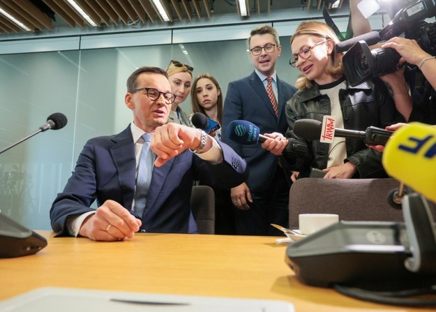 Były premier Mateusz Morawiecki przed komisją śledczą ds. wyborów korespondencyjnych /Pawel Wodzynski /East News