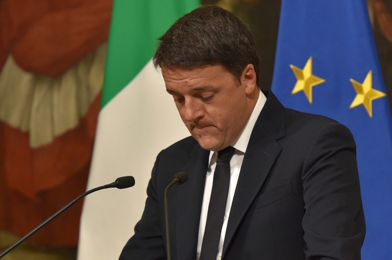Były premier Matteo Renzi /AFP
