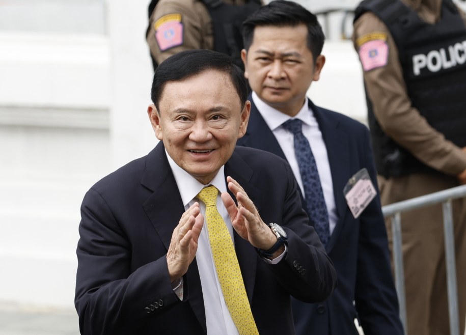 Były premier Tajlandii Thaksin Shinawatra /RUNGROJ YONGRIT /PAP/EPA