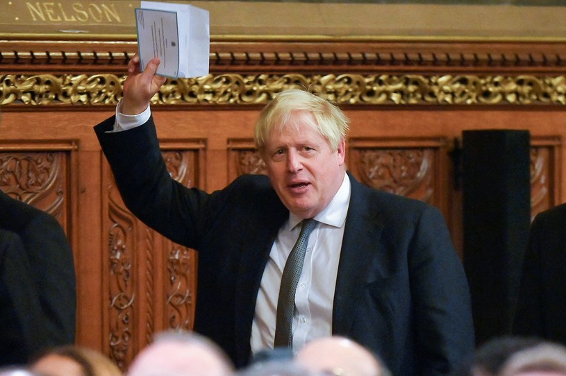 Były premier Wielkiej Brytanii Boris Johnson /TOBY MELVILLE / POOL / AFP /AFP