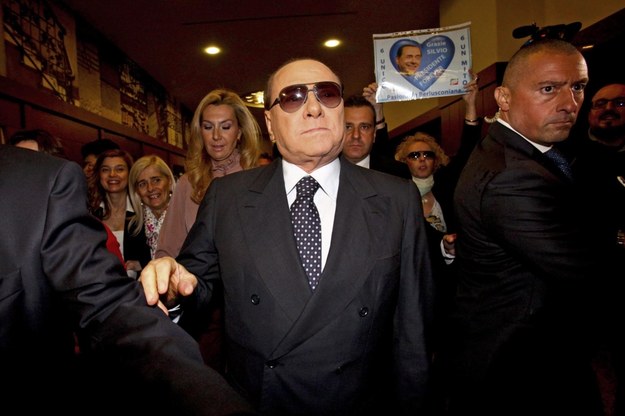 Były premier Włoch Silvio Berlusconi /MURAD BALTI    /PAP/EPA