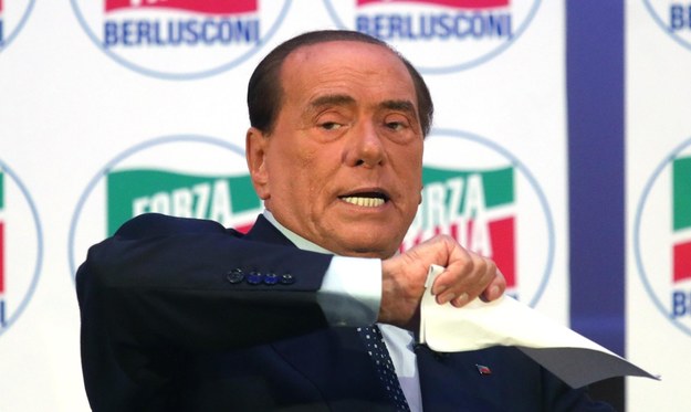 Były premier Włoch Silvio Berlusconi /MATTEO BAZZI    /PAP/EPA