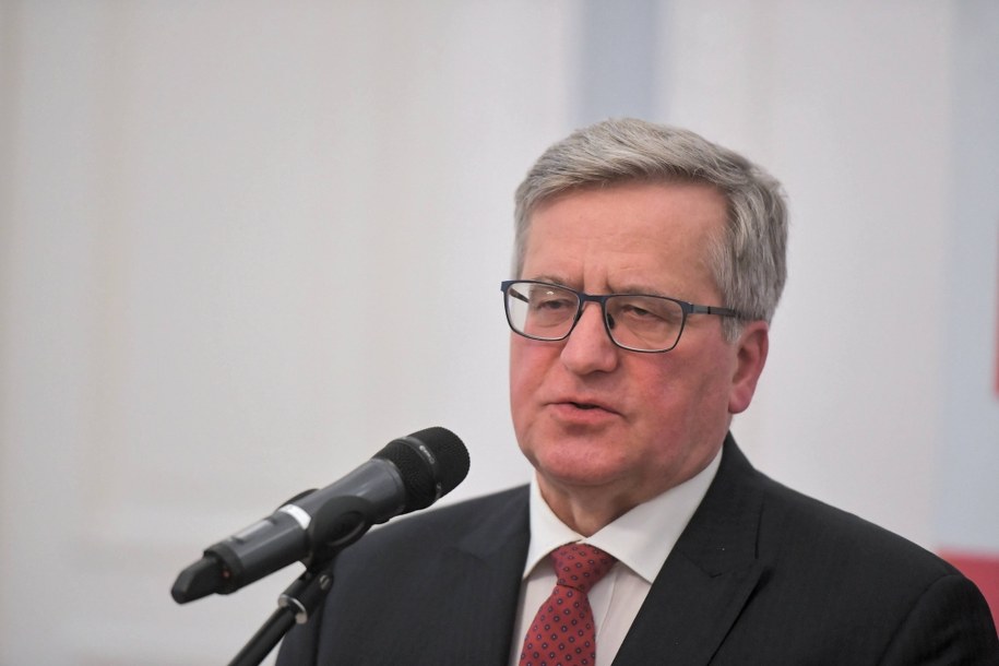 Były prezydent Bronisław Komorowski /Andrzej Lange /PAP