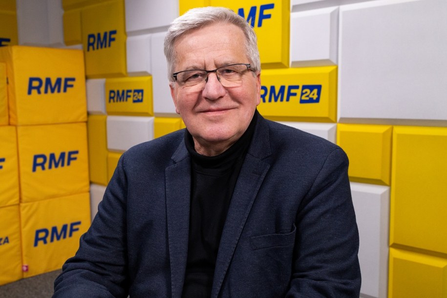 Były prezydent Bronisław Komorowski /Marcin Suchmiel /RMF FM