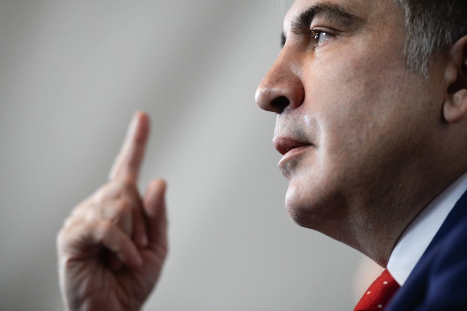 Były prezydent Gruzji Micheil Saakaszwili /Jacek Turczyk /PAP