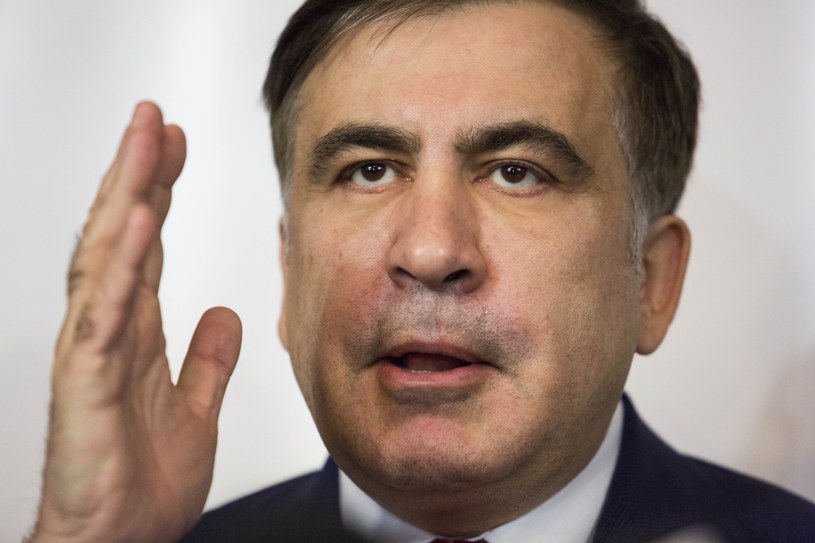 Były prezydent Gruzji Micheil Saakaszwili /Andrzej Hulimka  /Reporter
