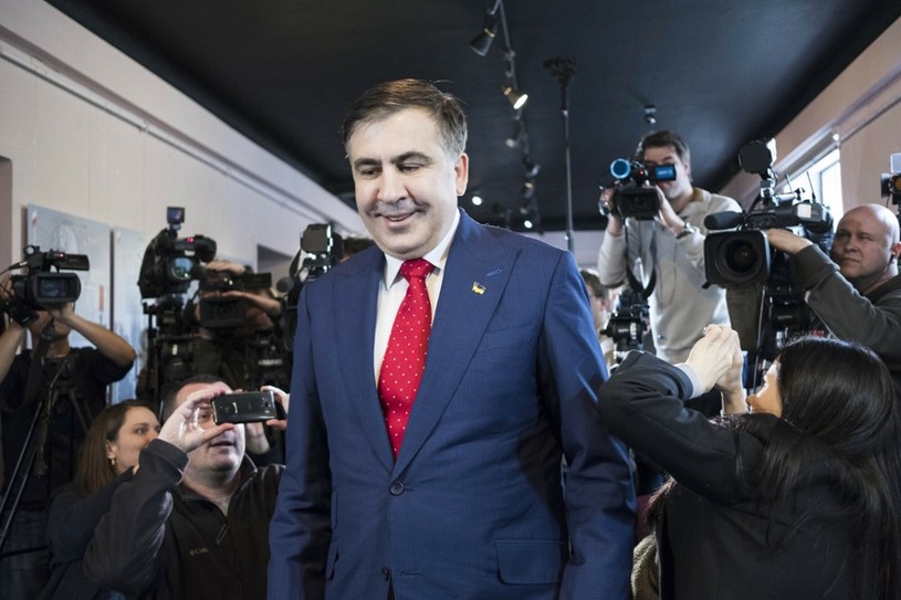 Były prezydent Gruzji Micheil Saakaszwili /Andrzej Hulimka  /Reporter