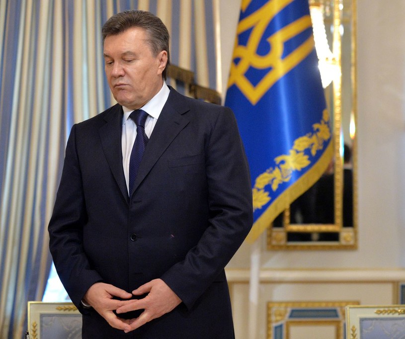 Były prezydent Ukrainy Wiktor Janukowycz /AFP