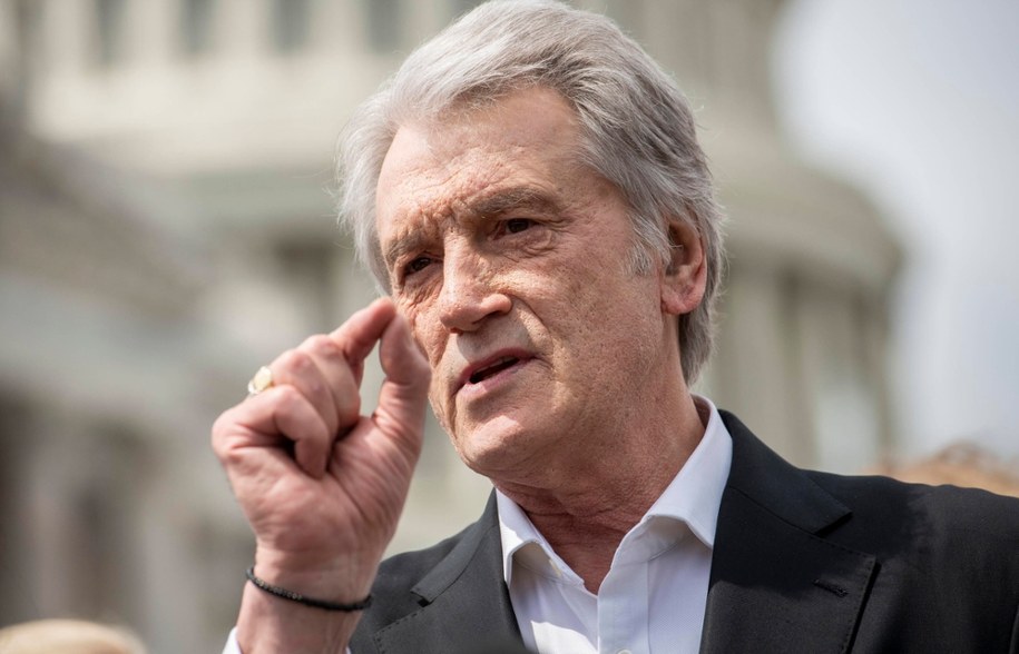 Były prezydent Ukrainy Wiktor Juszczenko /Rod Lamkey - CNP /PAP/Newscom