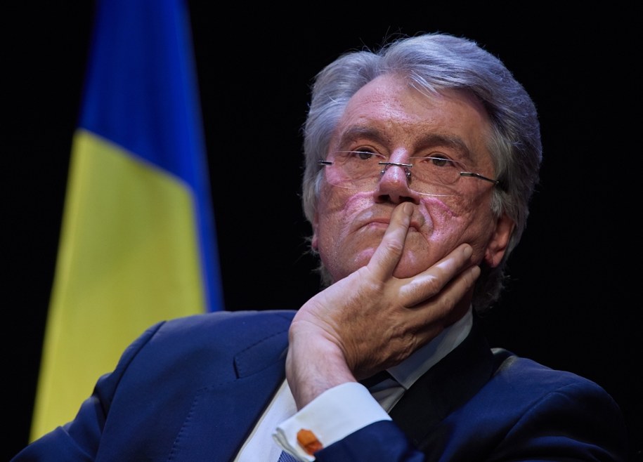 Były prezydent Ukrainy Wiktor Juszczenko /Adam Warżawa /PAP
