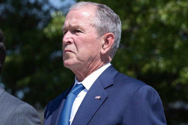 Były prezydent USA George'a W. Busha Jr. /MICHAEL REYNOLDS    /PAP/EPA
