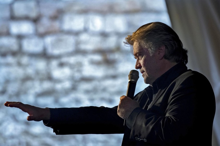 Były strateg prezydenta USA Donalda Trumpa Steve Bannon /MASSIMO PERCOSSI /PAP/EPA