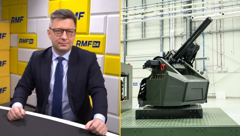 Były wiceszef MON Michał Dworczyk wskazuje na słabe strony budowanego przez Polskę systemu obrony antydronowej /Piotr Mazur/RMF FM/Anita Walczewska/East News /