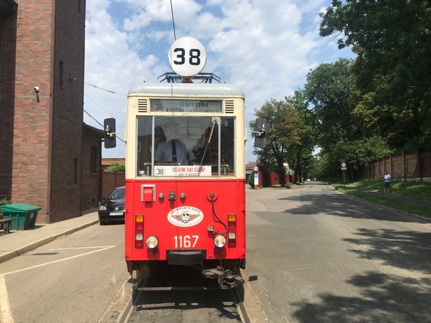 Bytomska linia numer 38 ma nieco ponad kilometr i jest najkrótszą tramwajową trasą w Europie. /Marcin Buczek /RMF FM