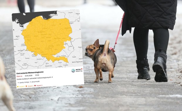 Cała Polska na żółto. IMGW wydał ostrzeżenia dla 16 województw