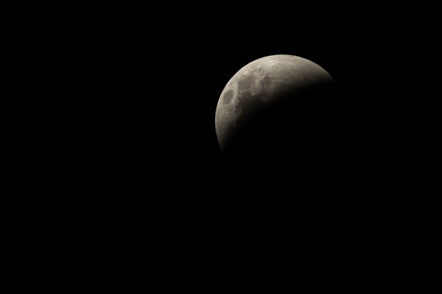 Całkowite zaćmienie Księżyca, Chile /PAP/EPA/Alberto Valdes /